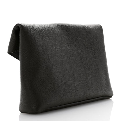 Saint Laurent Lambskin Large Cassandre Envelope Pouch Light Musk 3 of 7