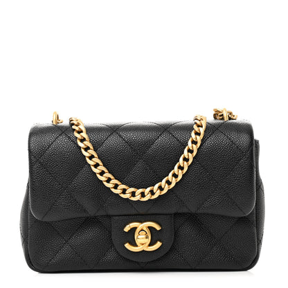 Chanel Caviar Quilted Mini Sweetheart Flap Black 1 of 11