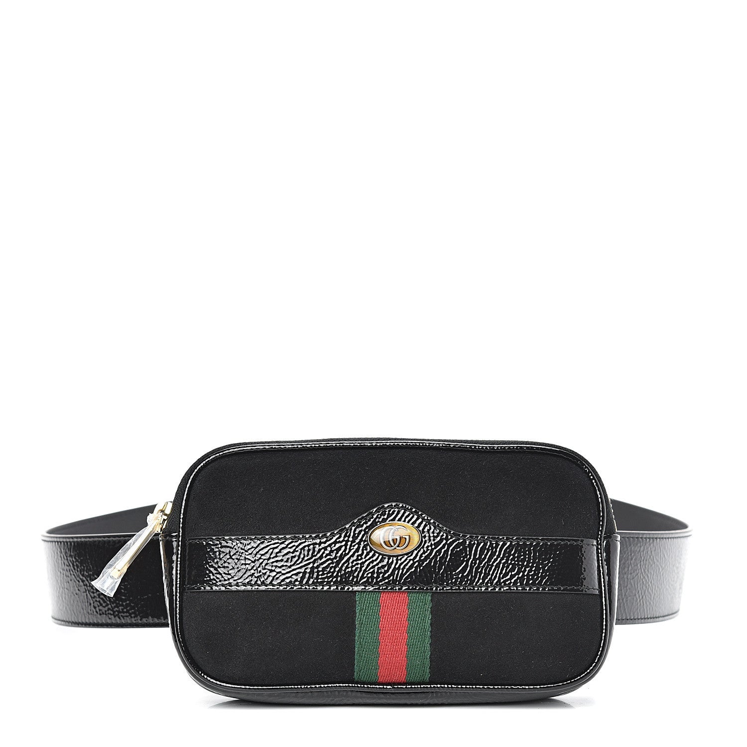 Gucci Suede Patent Ophidia Belted iPhone Case 95 38 Black 1 of 11