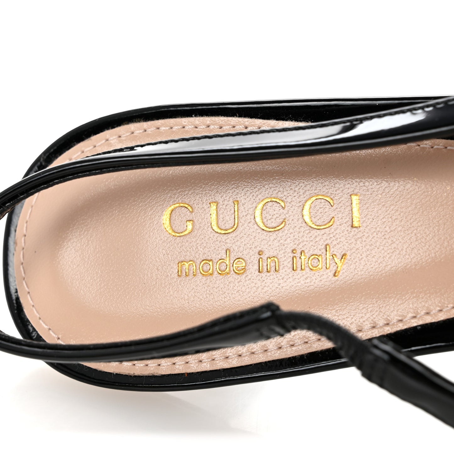 Vernice Crystal Nappa Charlotte Marina Slingback Pumps 37 Black