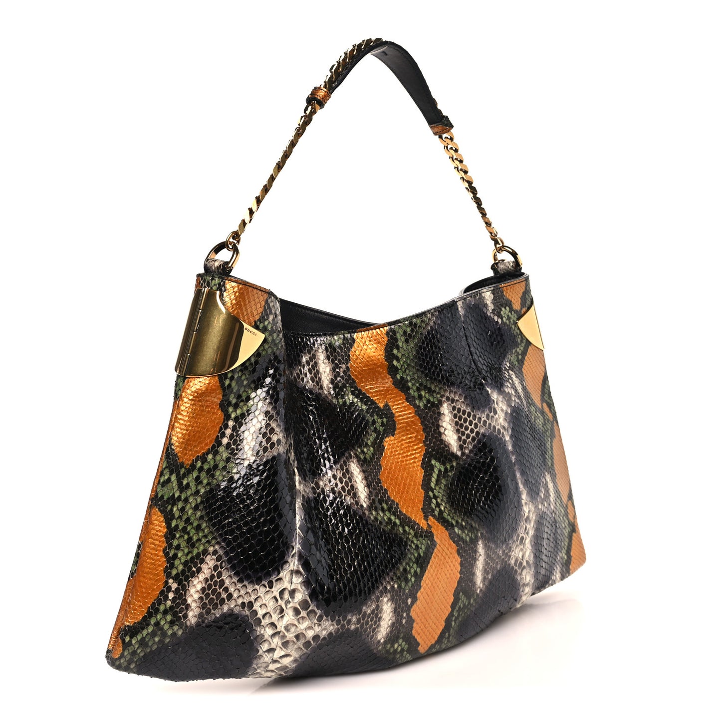 Snakeskin Medium 1970 Shoulder Bag Black Multicolor
