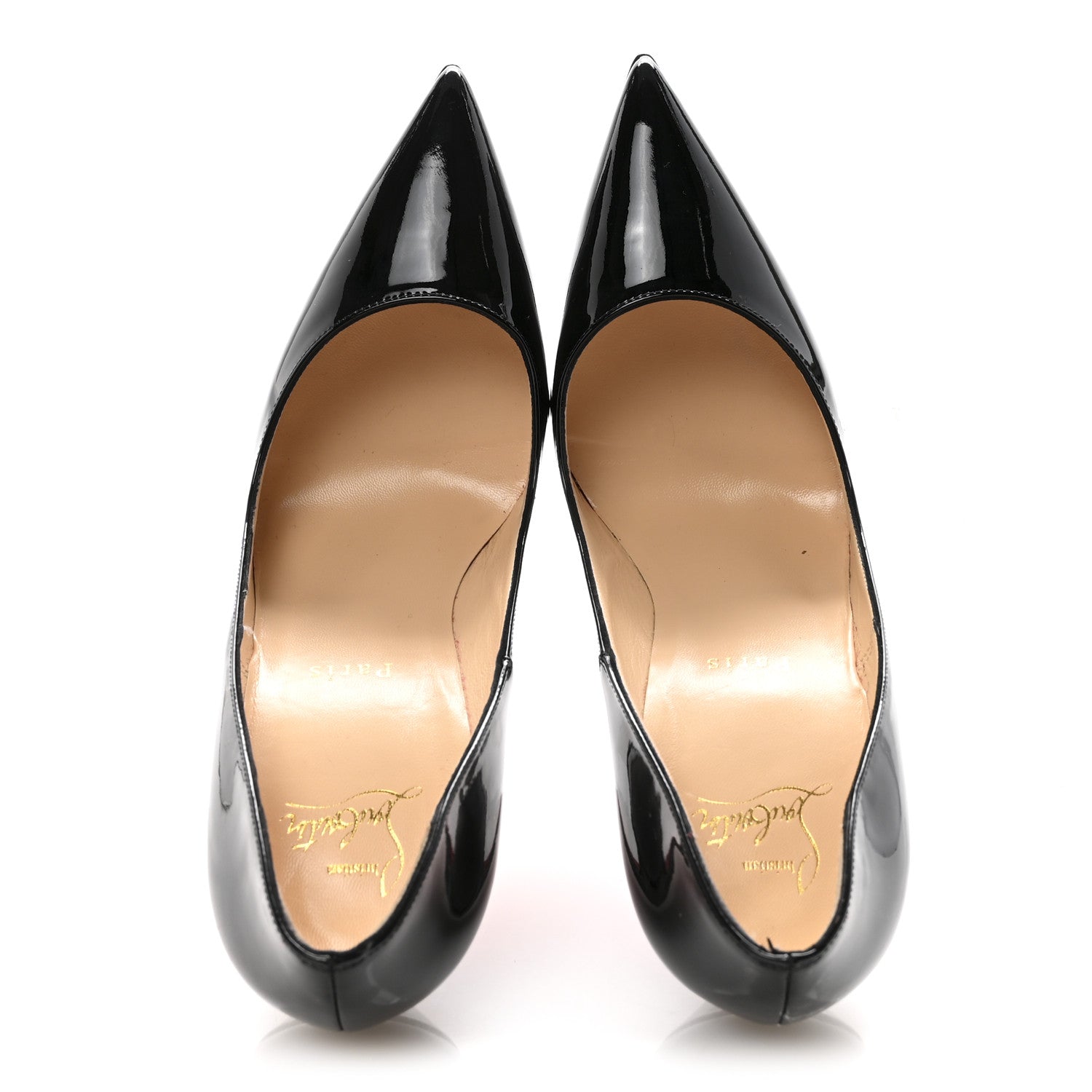 Christian Louboutin Patent So Kate 100 Pumps 39.5 Black 2 of 8