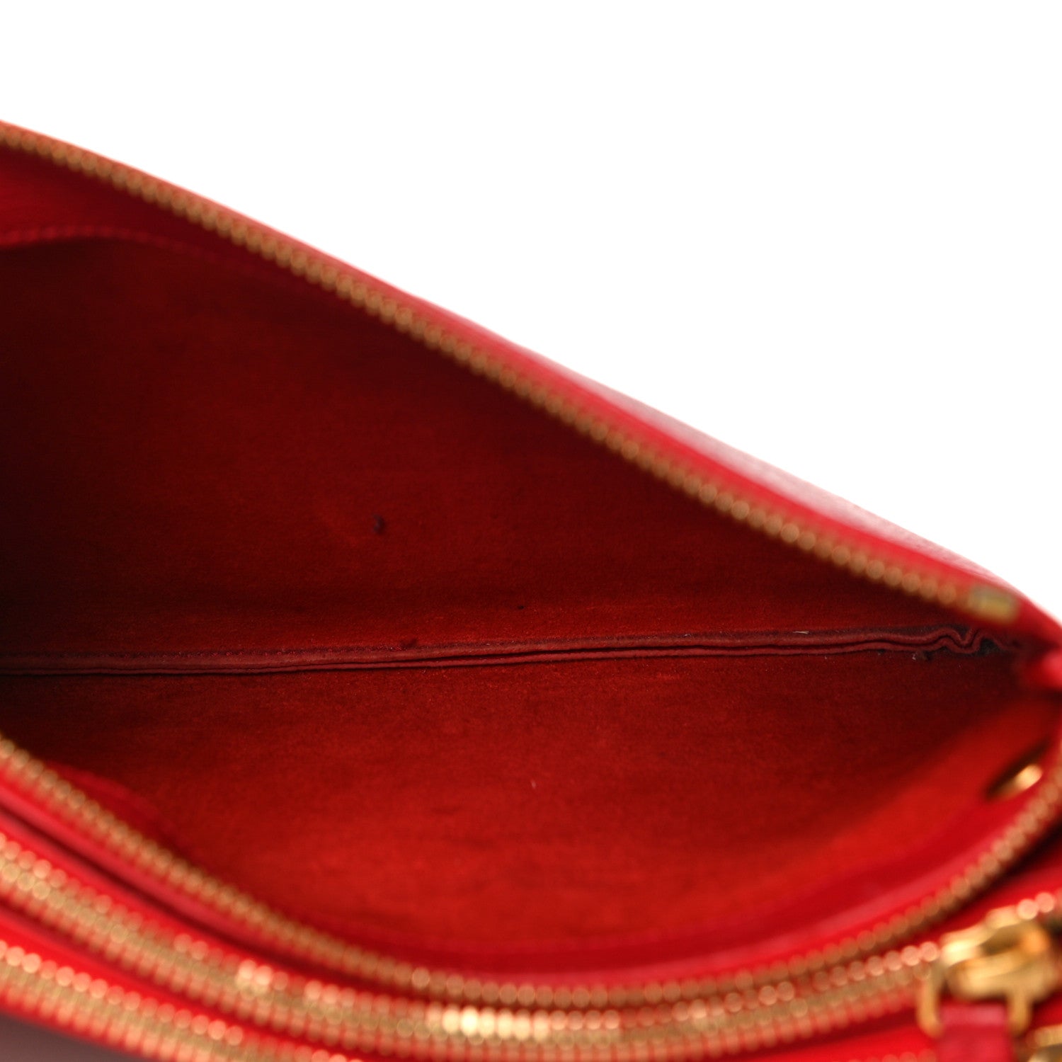 Celine Goatskin Large Trio Crossbody Bag Scarlet 5 of 18