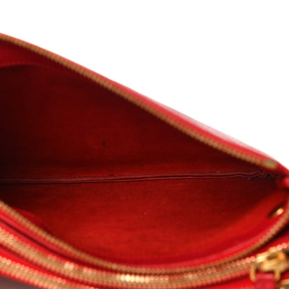 Celine Goatskin Large Trio Crossbody Bag Scarlet 5 of 18