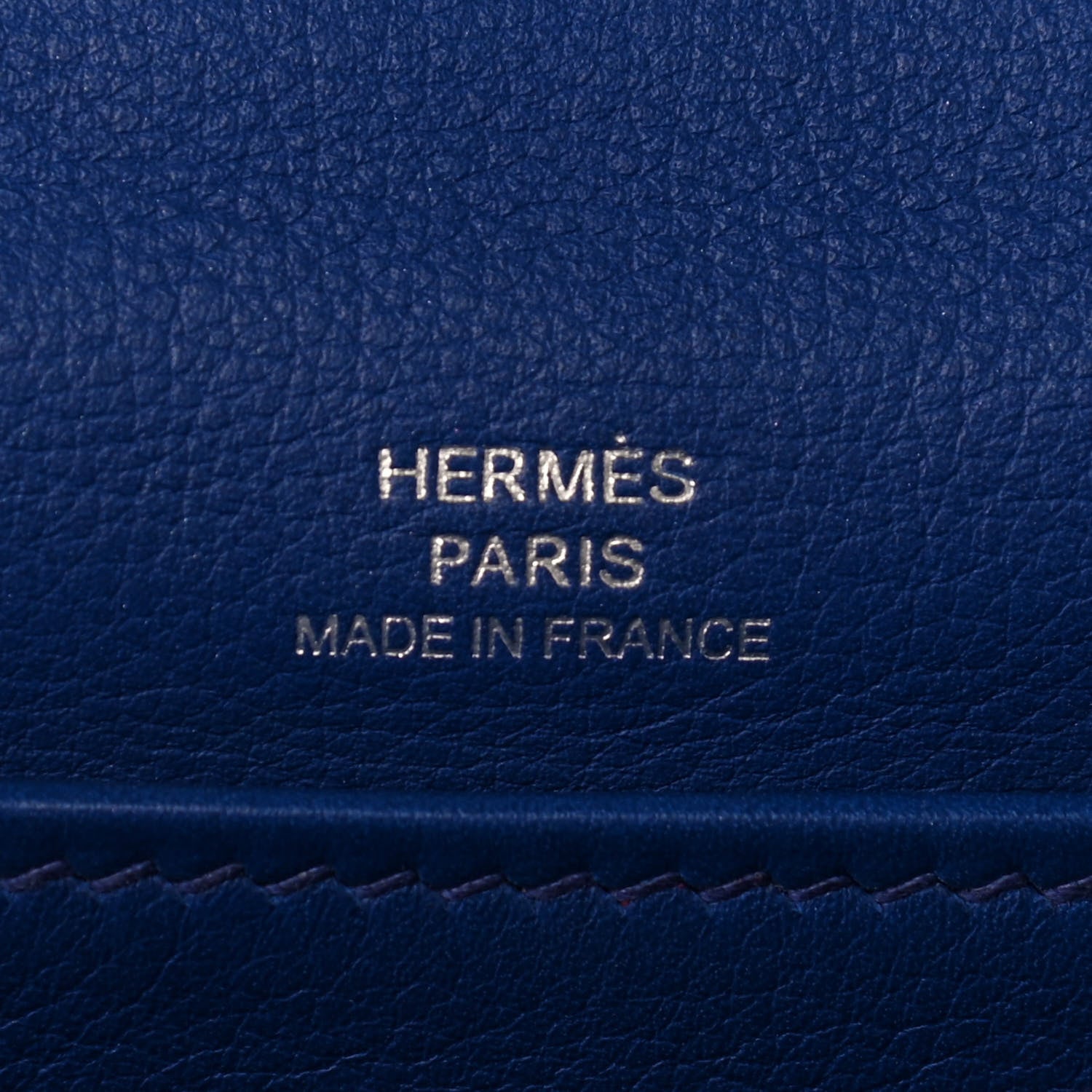 Hermes Swift Kelly Pochette Clutch Bleu Saphir 5 of 8