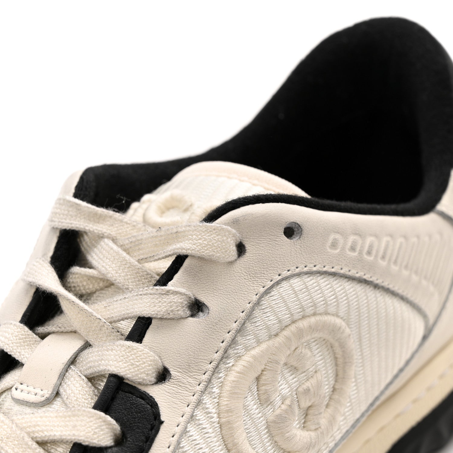 Gucci Dali Soft Calfskin Womens Mac80 Sneakers 39 Off White Black 13 of 16