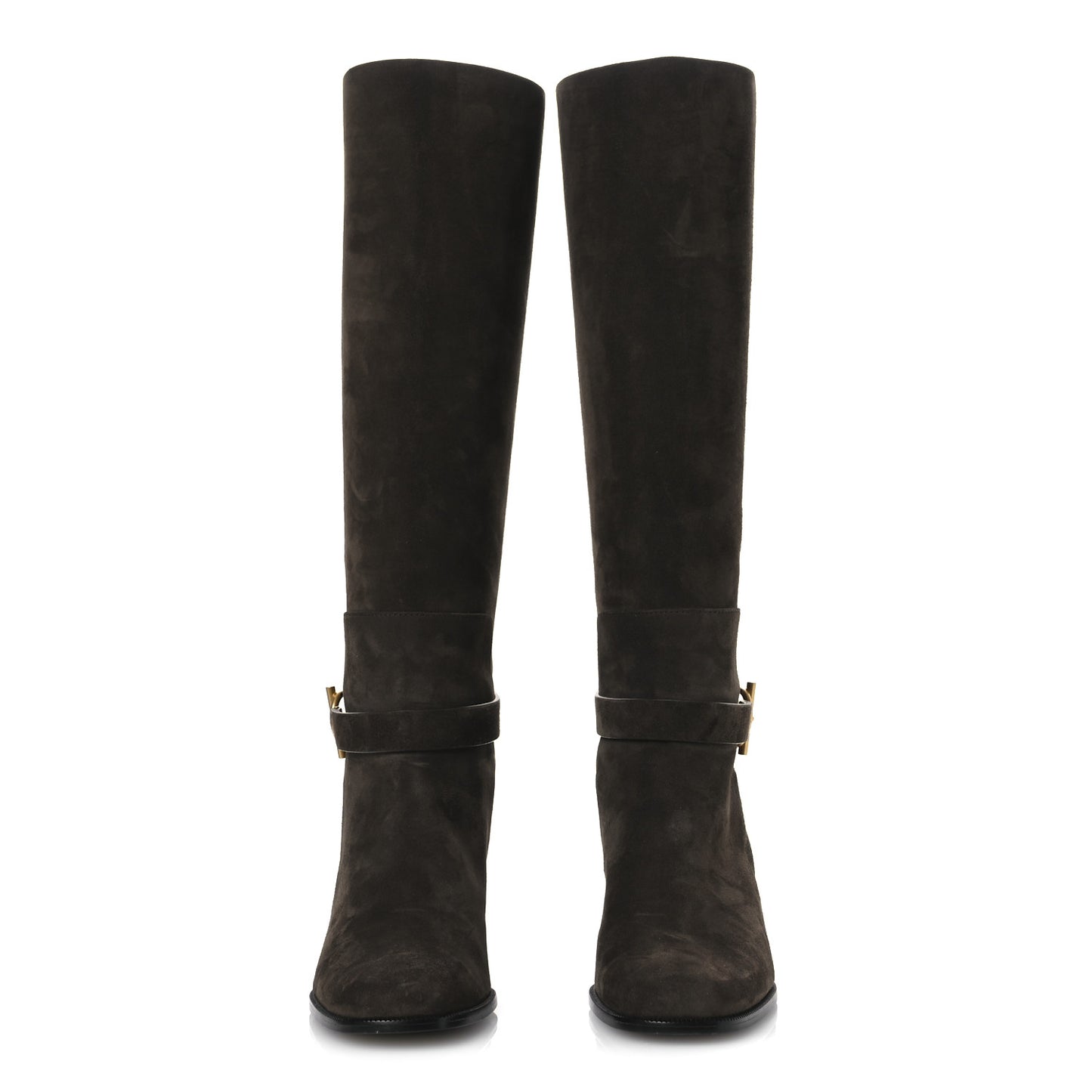 Suede Calfskin Justine 50 Boots 37 Ecorce