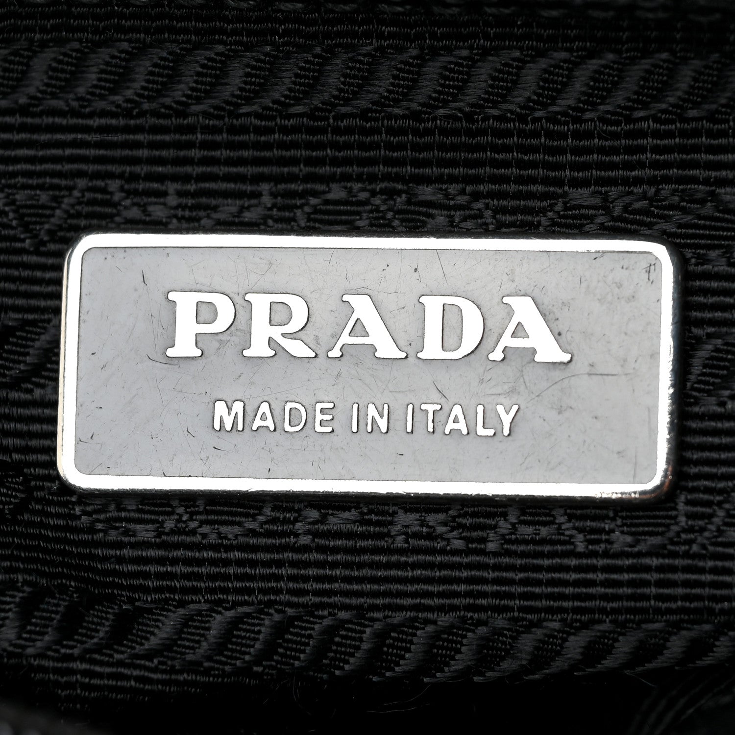 Prada Nylon Saffiano Flat Messenger Bag Black 6 of 12