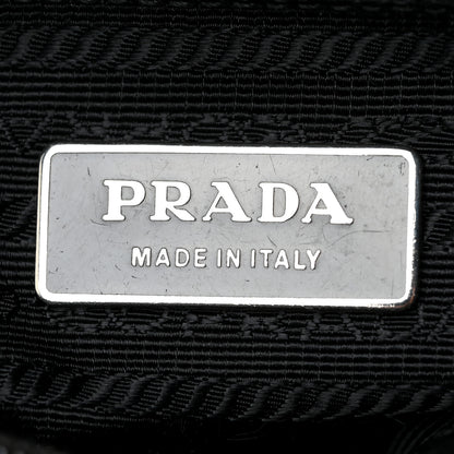 Prada Nylon Saffiano Flat Messenger Bag Black 6 of 12