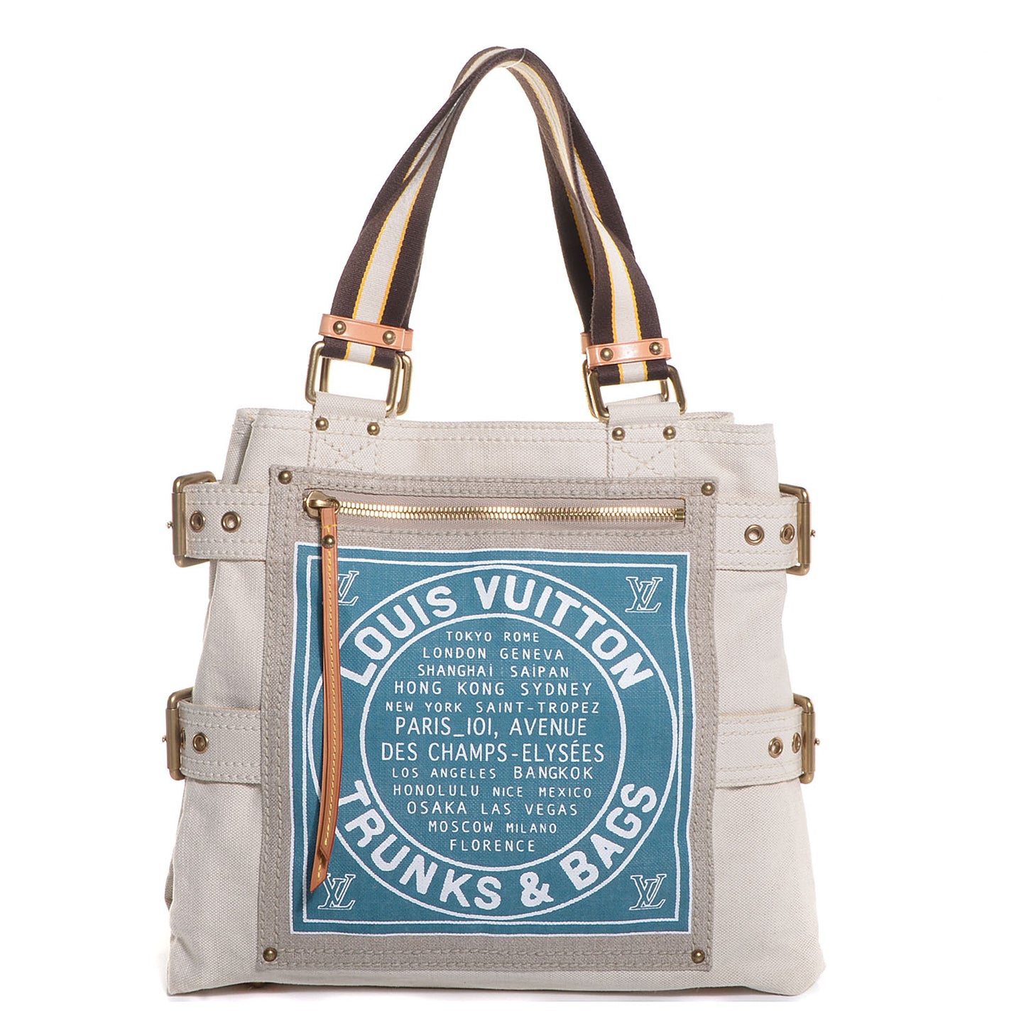 Toile Globe Shopper Cabas MM