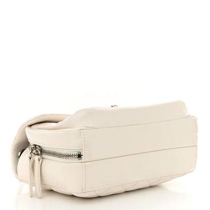 Chanel Aged Calfskin Quilted Express Zip Around Flap White 4 of 12