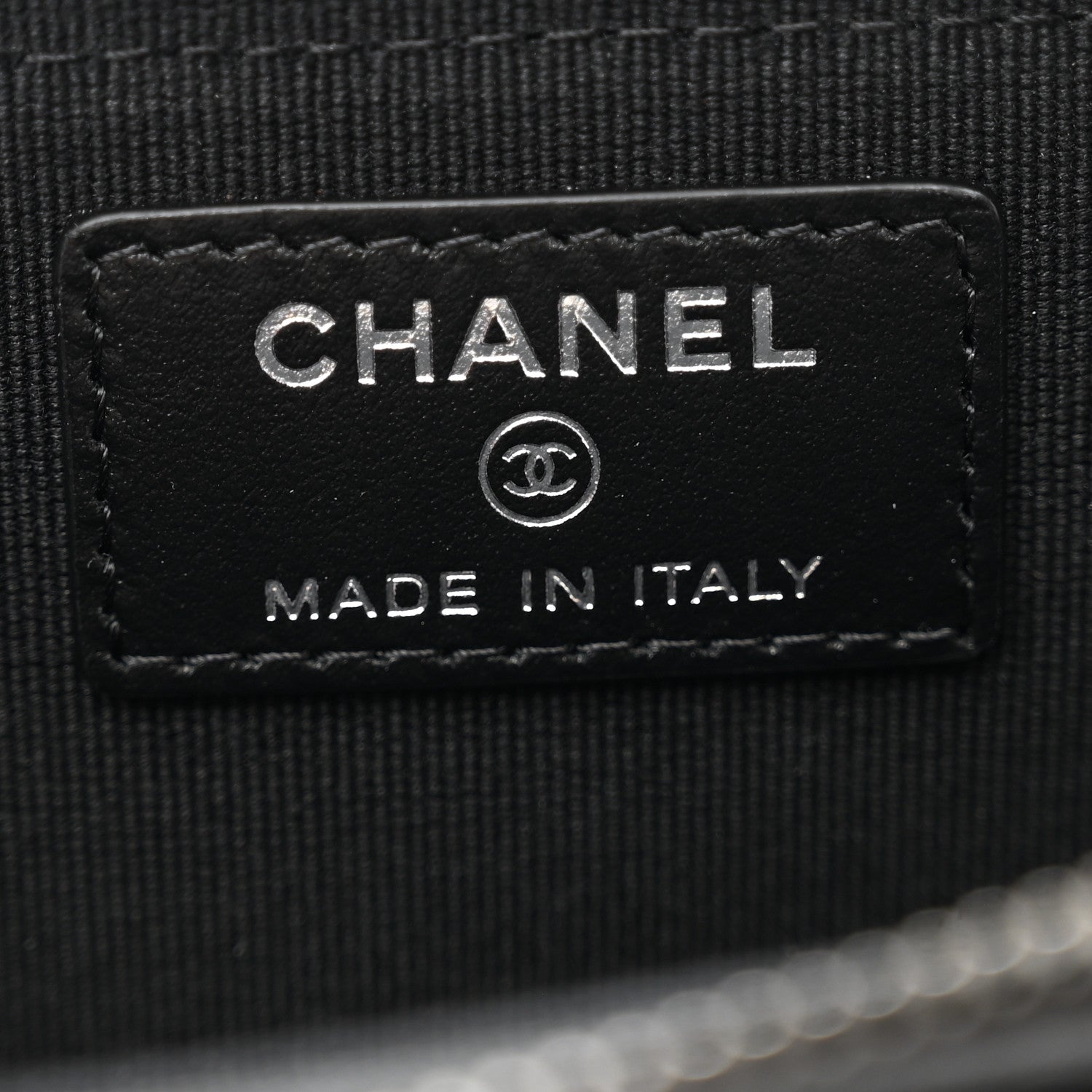 Chanel Lambskin Quilted Zip Card Holder So Black 6 of 8