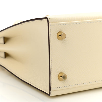 Hermes Epsom Kelly Sellier 25 Nata 9 of 11