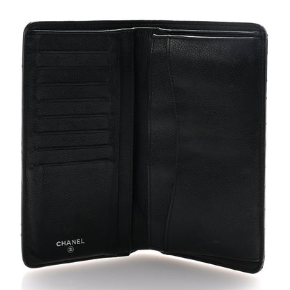Chanel Caviar Quilted Yen Wallet Black 5 of 9