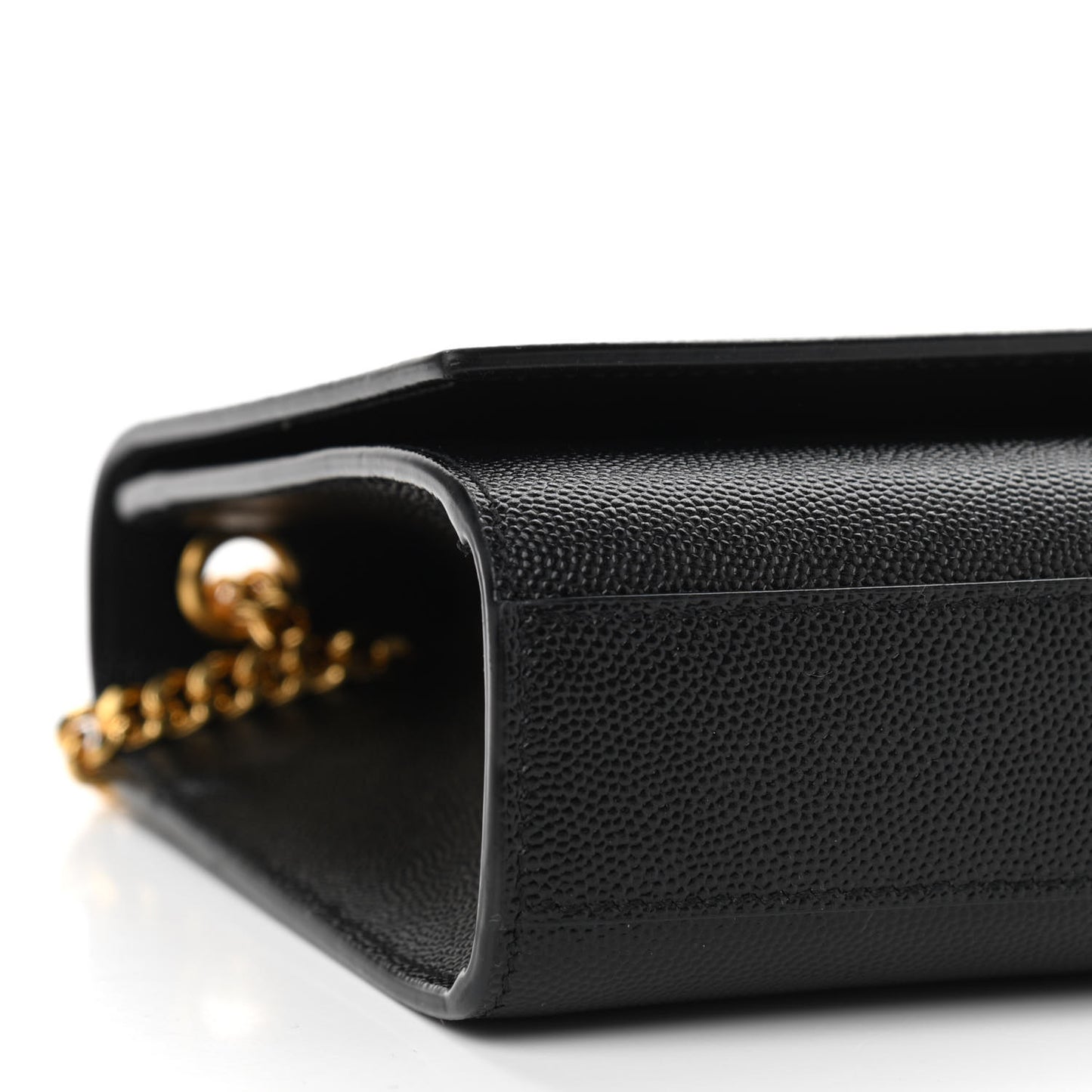 Grain De Poudre Medium Classic Monogram Kate Satchel Black