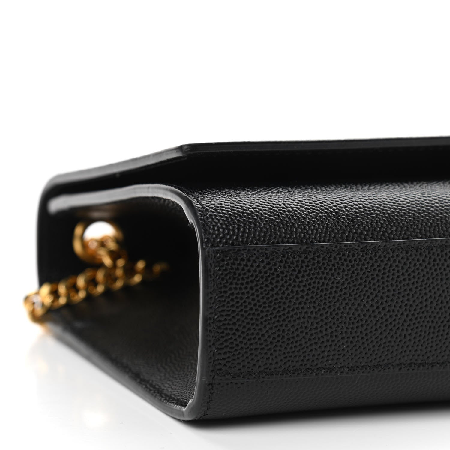 Saint Laurent Grain De Poudre Medium Classic Monogram Kate Satchel Black 8 of 9