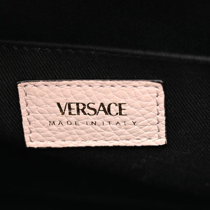 Versace Grainy Calfskin Virtus Top Handle Tote Pink Light Pink 6 of 10