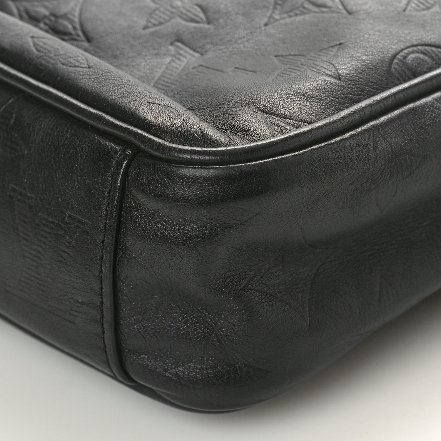 Louis Vuitton Calfskin Monogram Shadow Danube PM Black 9 of 10