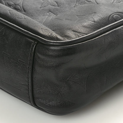 Louis Vuitton Calfskin Monogram Shadow Danube PM Black 9 of 10