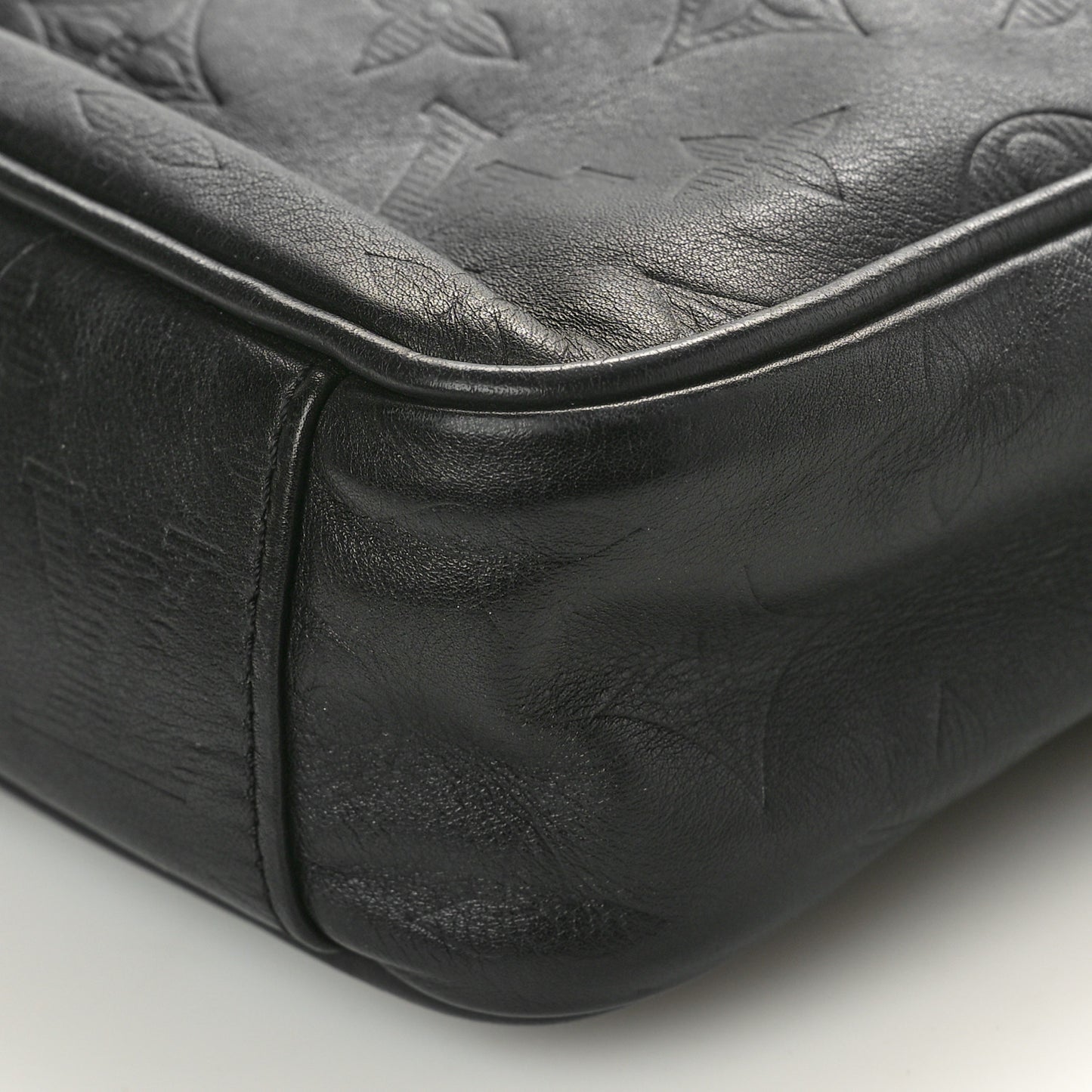 Calfskin Monogram Shadow Danube PM Black