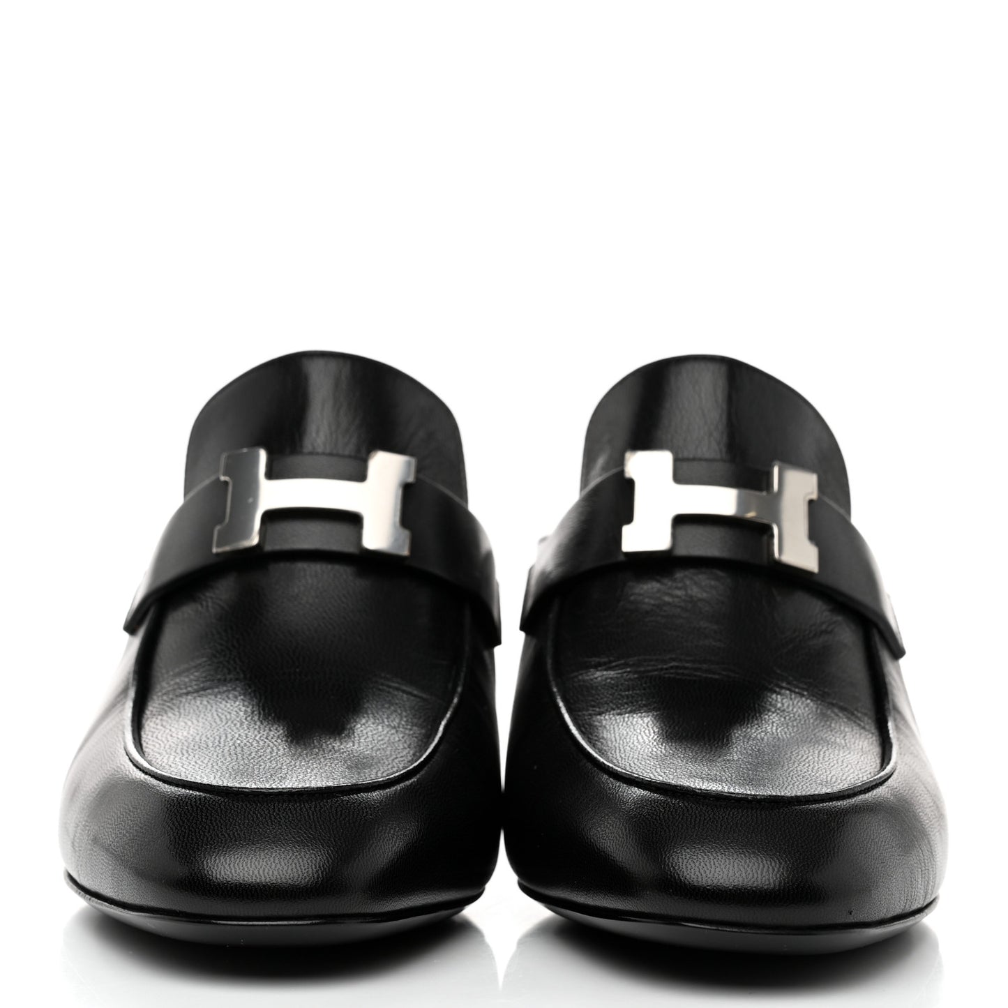 Goatskin Paradis Mules 38.5 Black