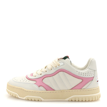 Gucci Calfskin Womens Re-Web Sneakers 36 White Pink 1 of 10