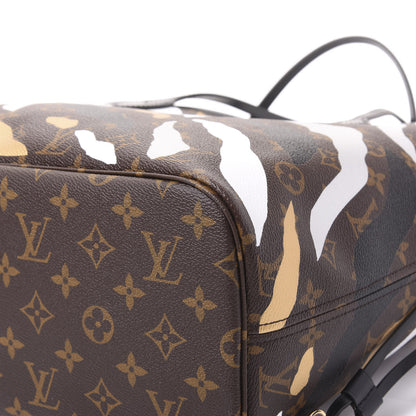 Louis Vuitton X LOL Monogram Neverfull MM Gold Silver 7 of 11