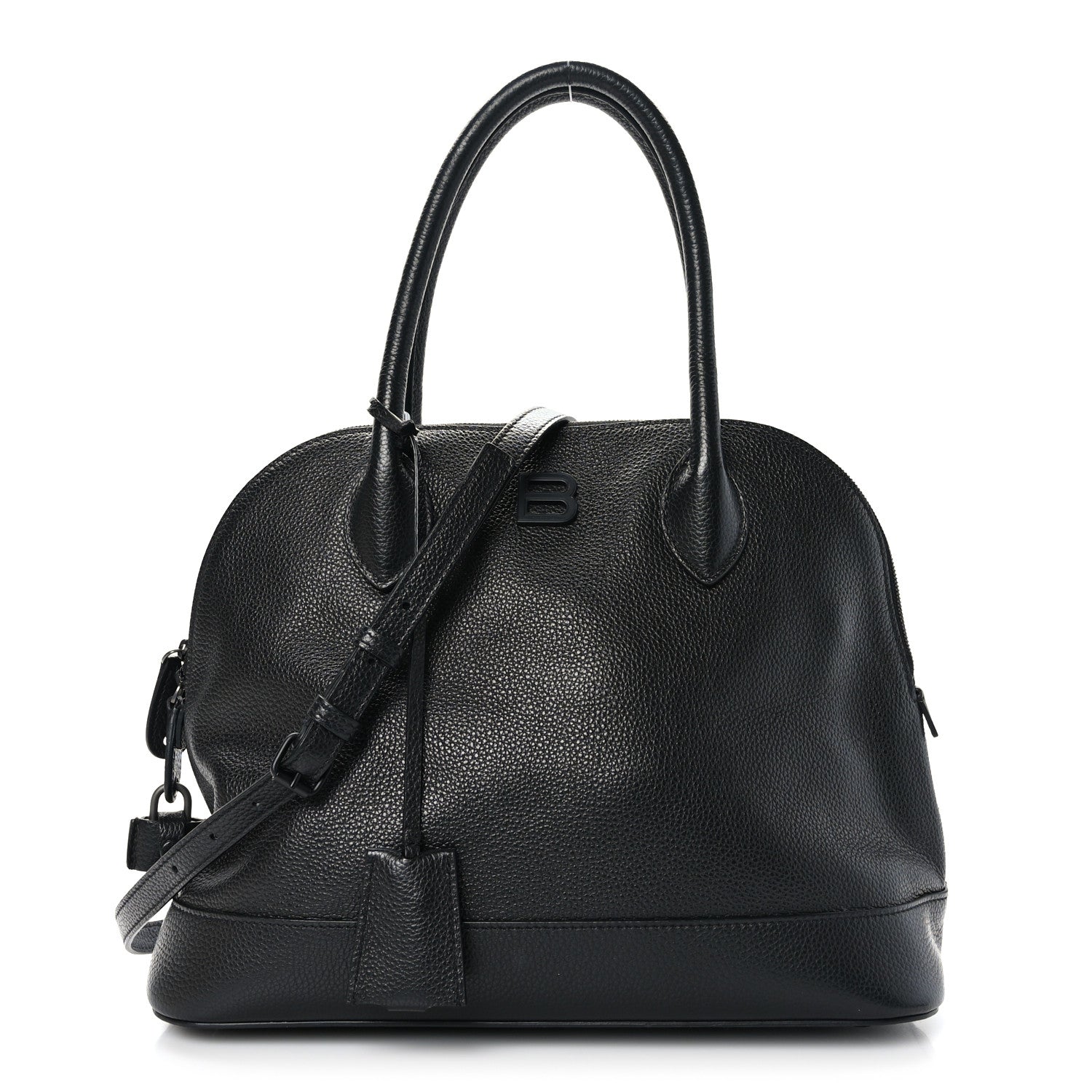 Balenciaga Supple Calfskin Ville Top Handle Bag Black 1 of 8