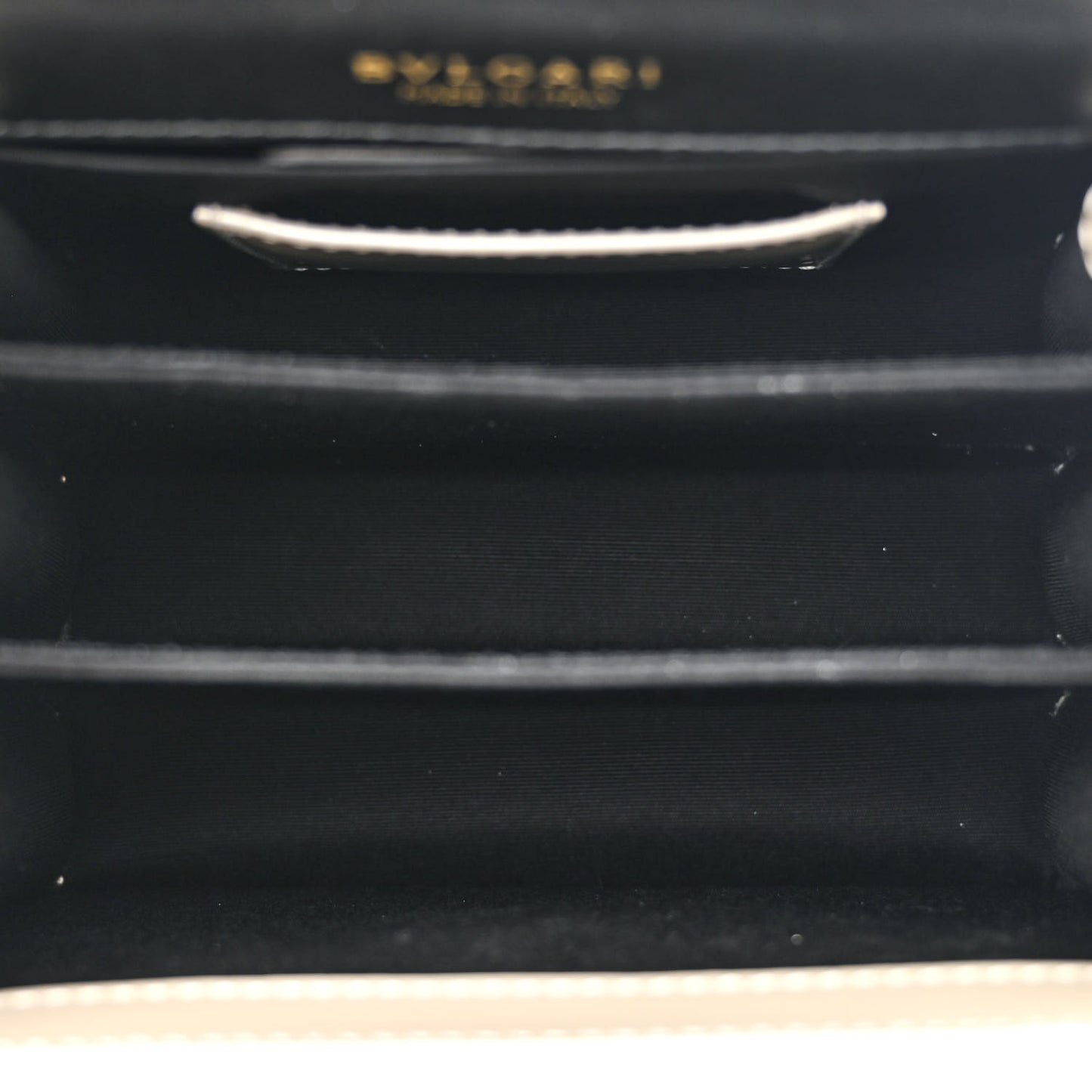 Patent Serpenti Forever Top Handle White