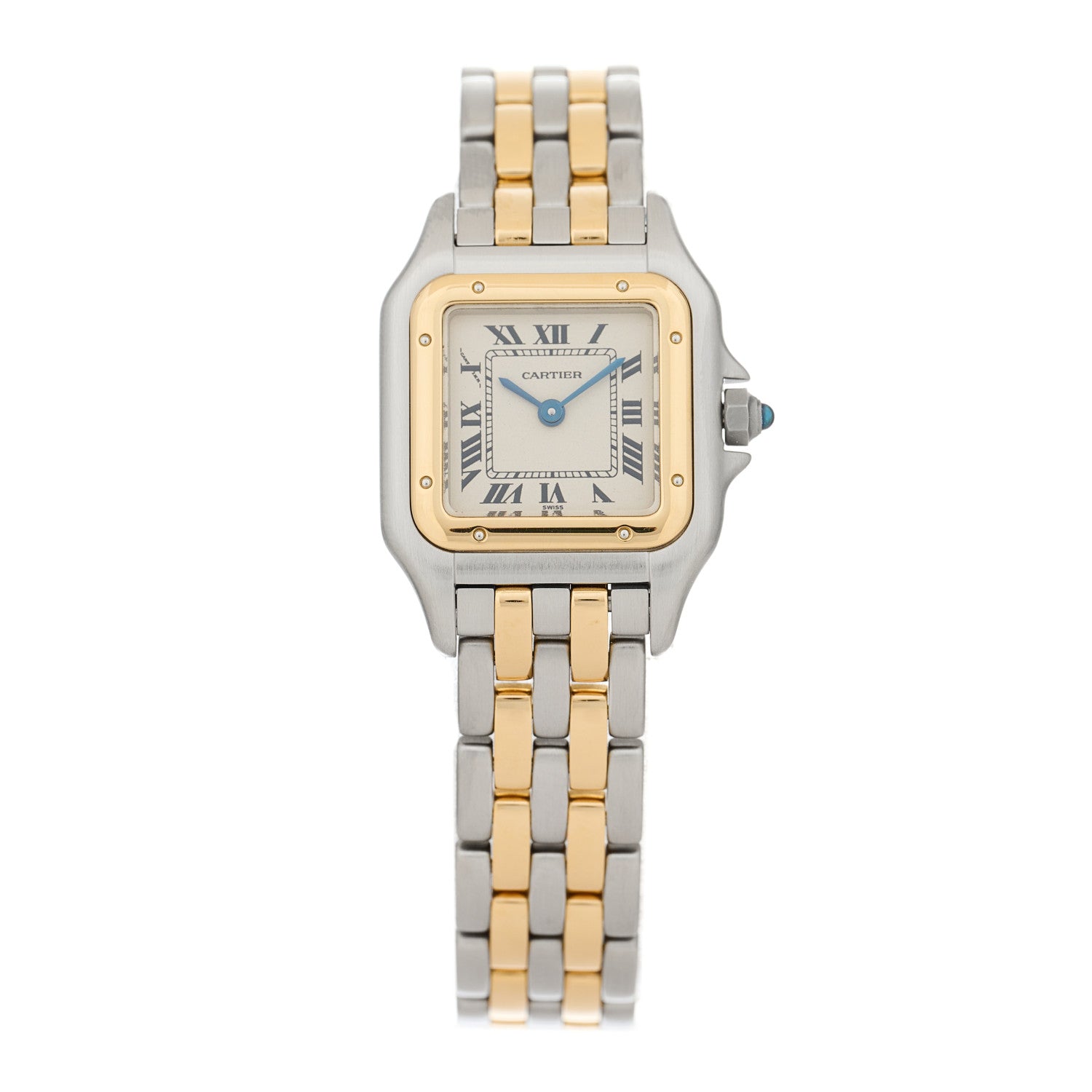 Cartier Stainless Steel 18K Yellow Gold 22mm Panthere Quartz Watch 1 of 4
