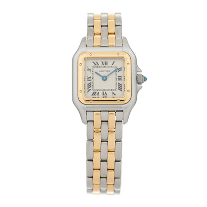 Cartier Stainless Steel 18K Yellow Gold 22mm Panthere Quartz Watch 1 of 4
