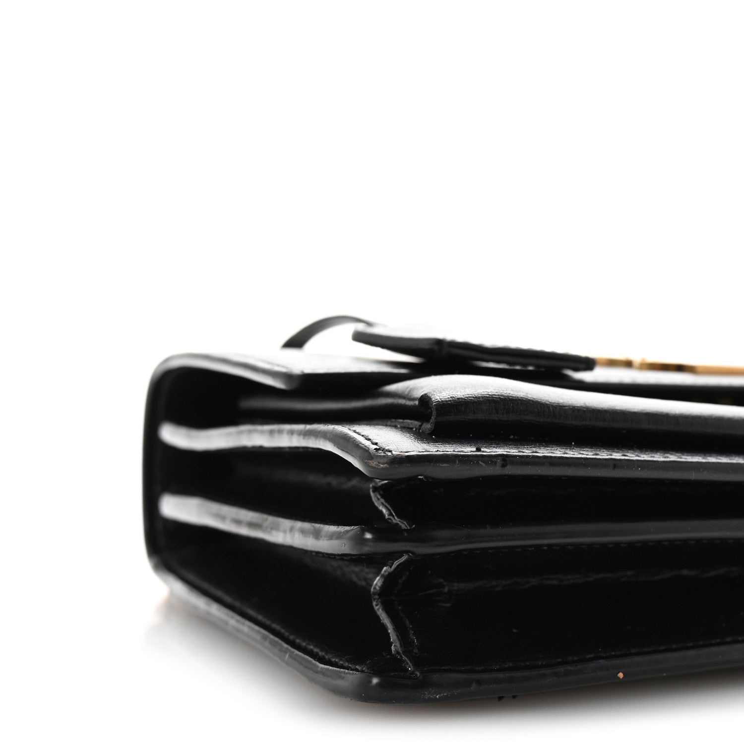 Saint Laurent Calfskin Medium Monogram Sunset Black 8 of 9