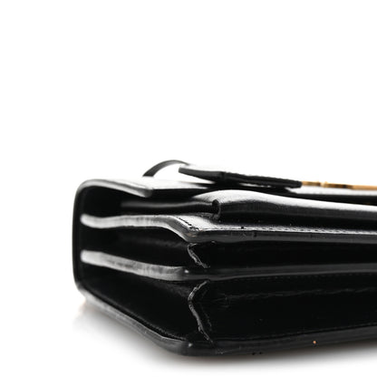 Saint Laurent Calfskin Medium Monogram Sunset Black 8 of 9