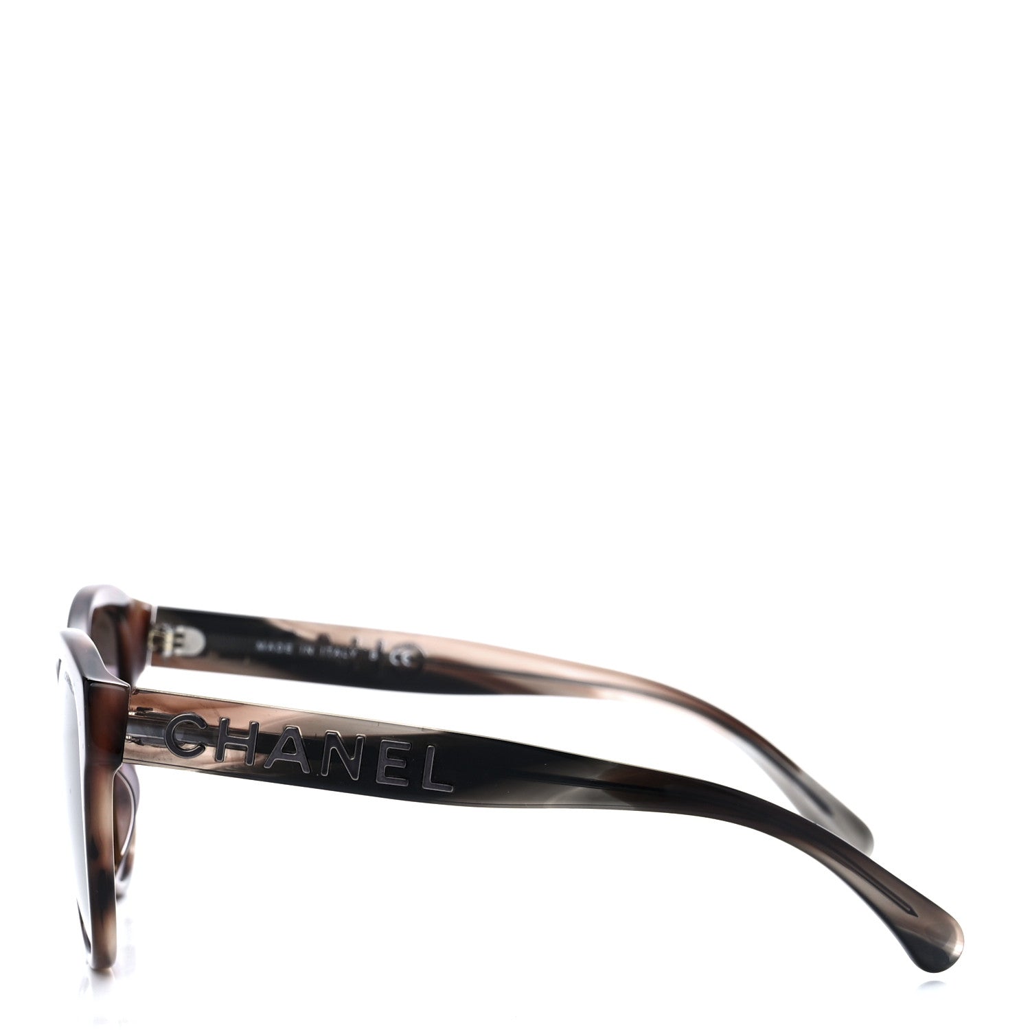Chanel Acetate Pantos Logo Sunglasses 5458 Tortoise Brown 3 of 8