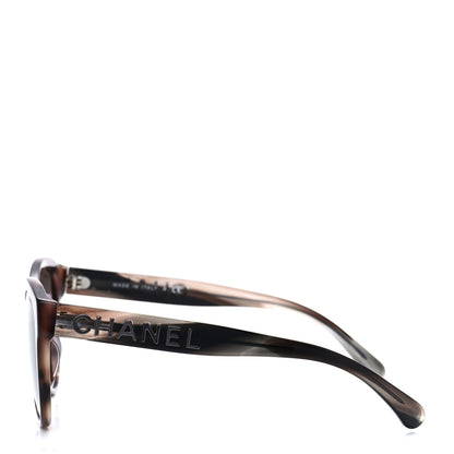 Chanel Acetate Pantos Logo Sunglasses 5458 Tortoise Brown 3 of 8