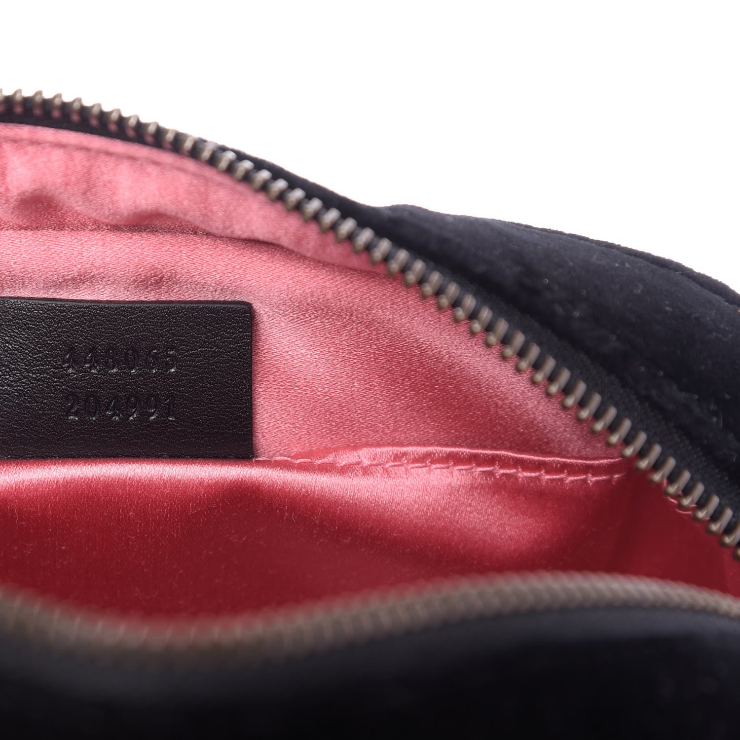 Gucci Velvet Matelasse Marquise Crystals Mini GG Marmont Chain Shoulder Bag Black 9 of 9