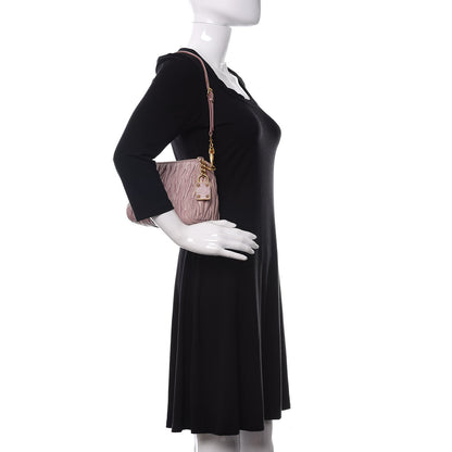 Miu Miu Vitello Lux Matelasse Shoulder Bag Mughetto 2 of 13