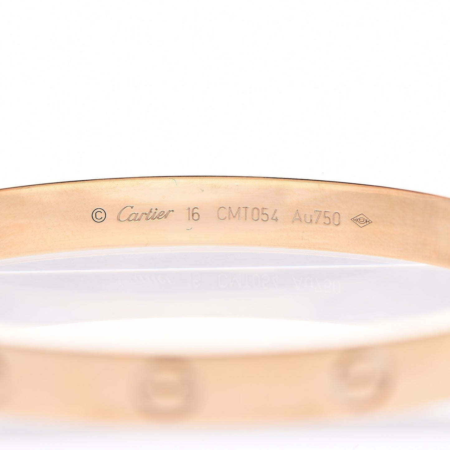 18K Yellow Gold LOVE Bracelet 16