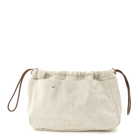 Canvas Barenia Fourbi 25 MM Bag Insert Natural Fauve