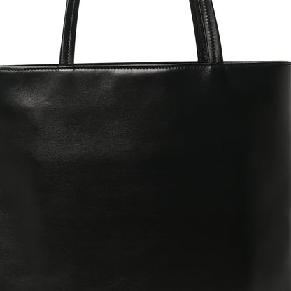 The Row Lambskin Flat Tote Black 7 of 10