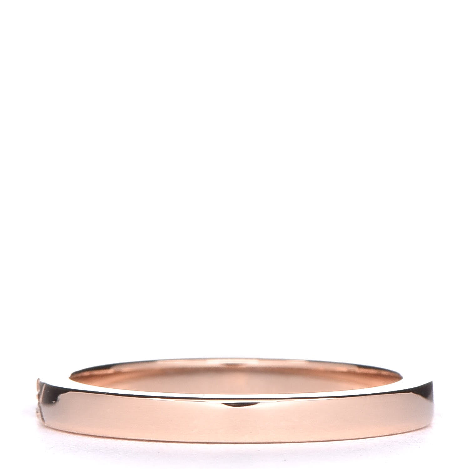 Tiffany 18K Rose Gold Diamond Novo Half Circle Band Ring 48 4.5 3 of 5