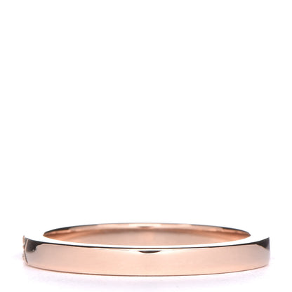 Tiffany 18K Rose Gold Diamond Novo Half Circle Band Ring 48 4.5 3 of 5
