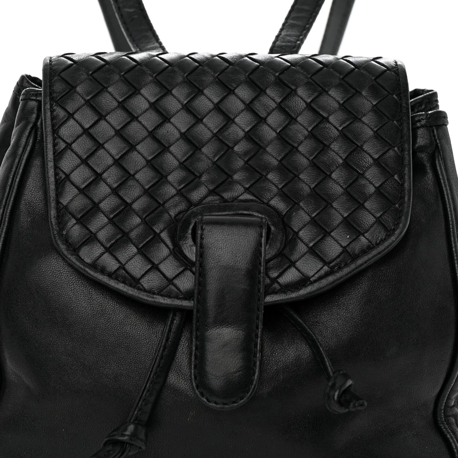 Bottega Veneta Nappa Intrecciato Small Backpack Black 8 of 12
