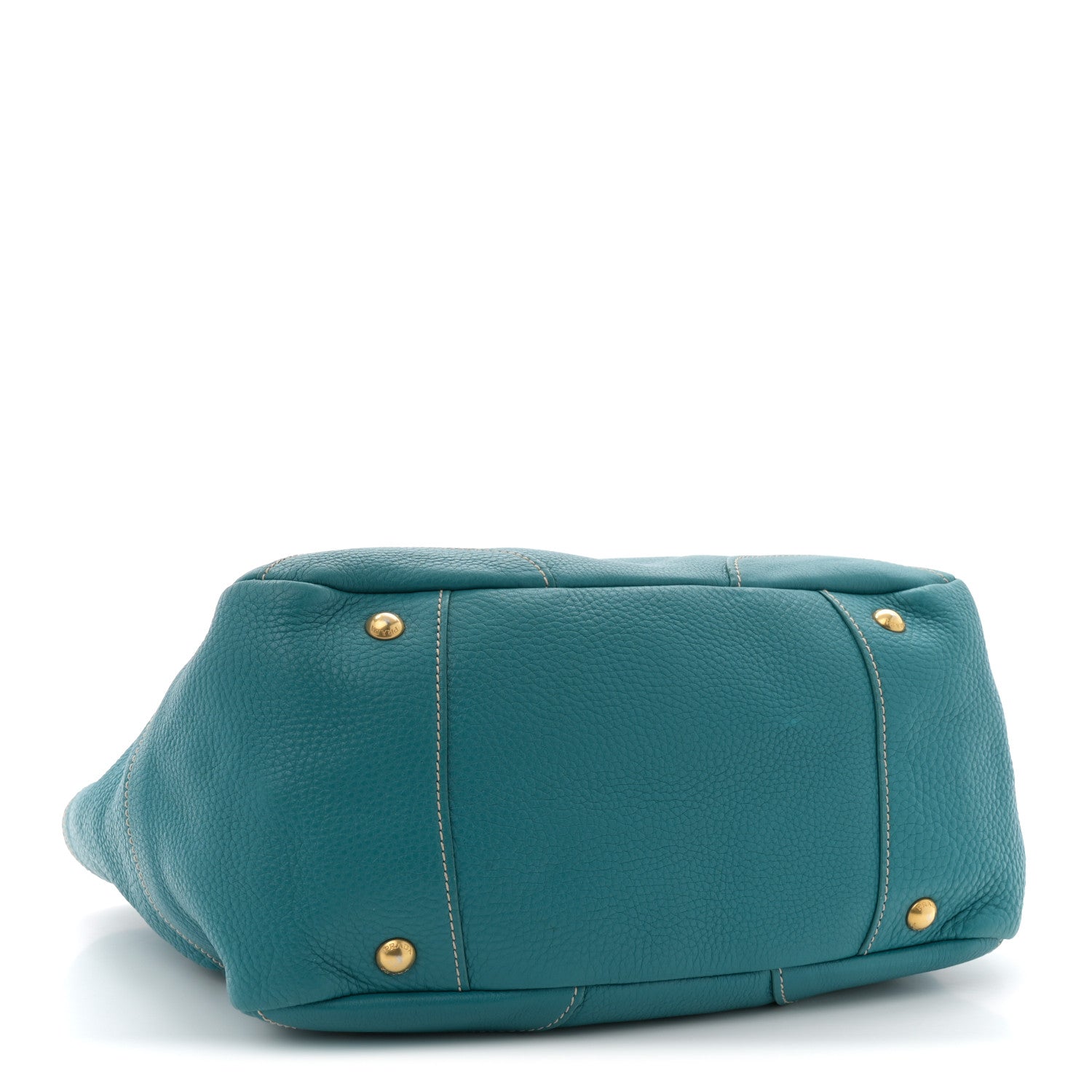 Prada Vitello Daino Tote Turchese 4 of 14