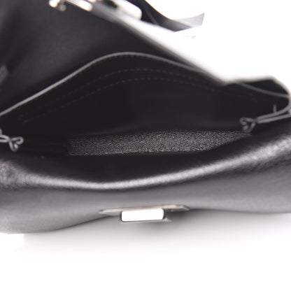 Valentino Garavani Smooth Calfskin Small VRing Crossbody Bag Black 5 of 10