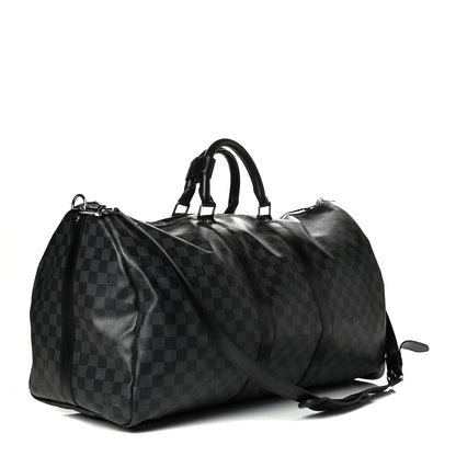 Louis Vuitton Damier Graphite Keepall Bandouliere 55 2 of 6