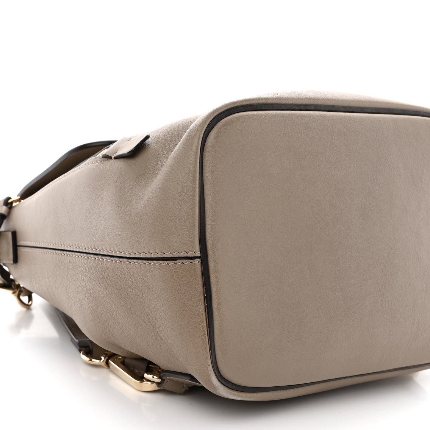 Suede Calfskin Medium Faye Backpack Motty Grey