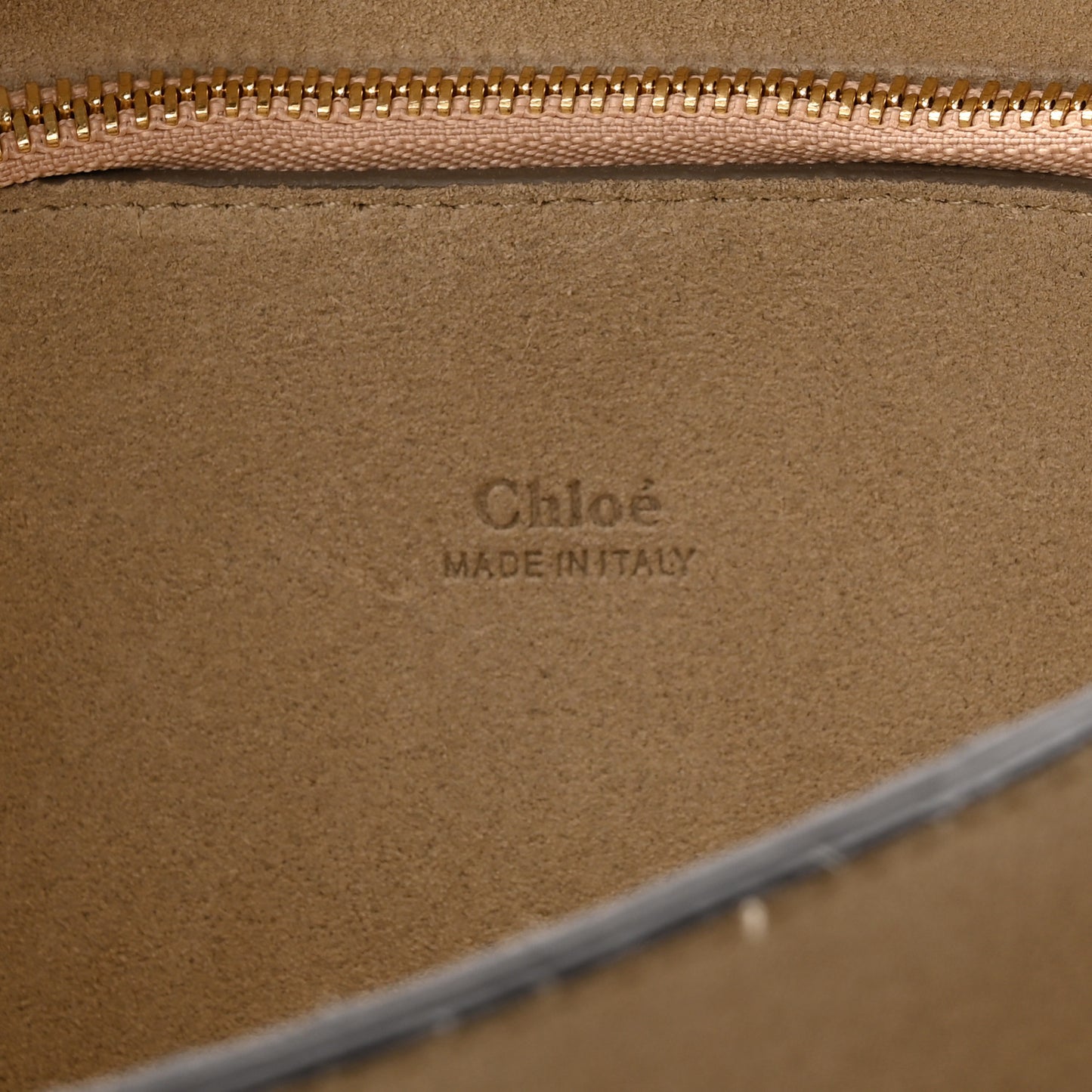 Calfskin Suede Medium Faye Shoulder Bag Motty Grey