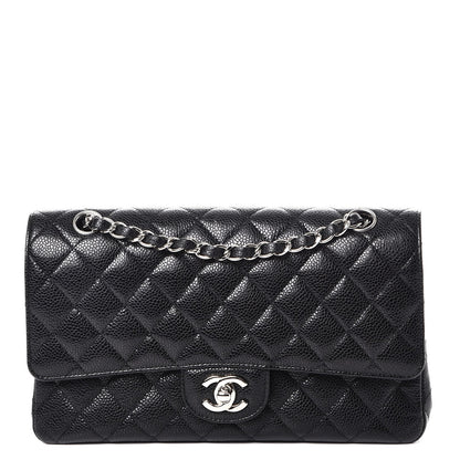 Chanel Caviar Quilted Medium Double Flap Black 1 of 8