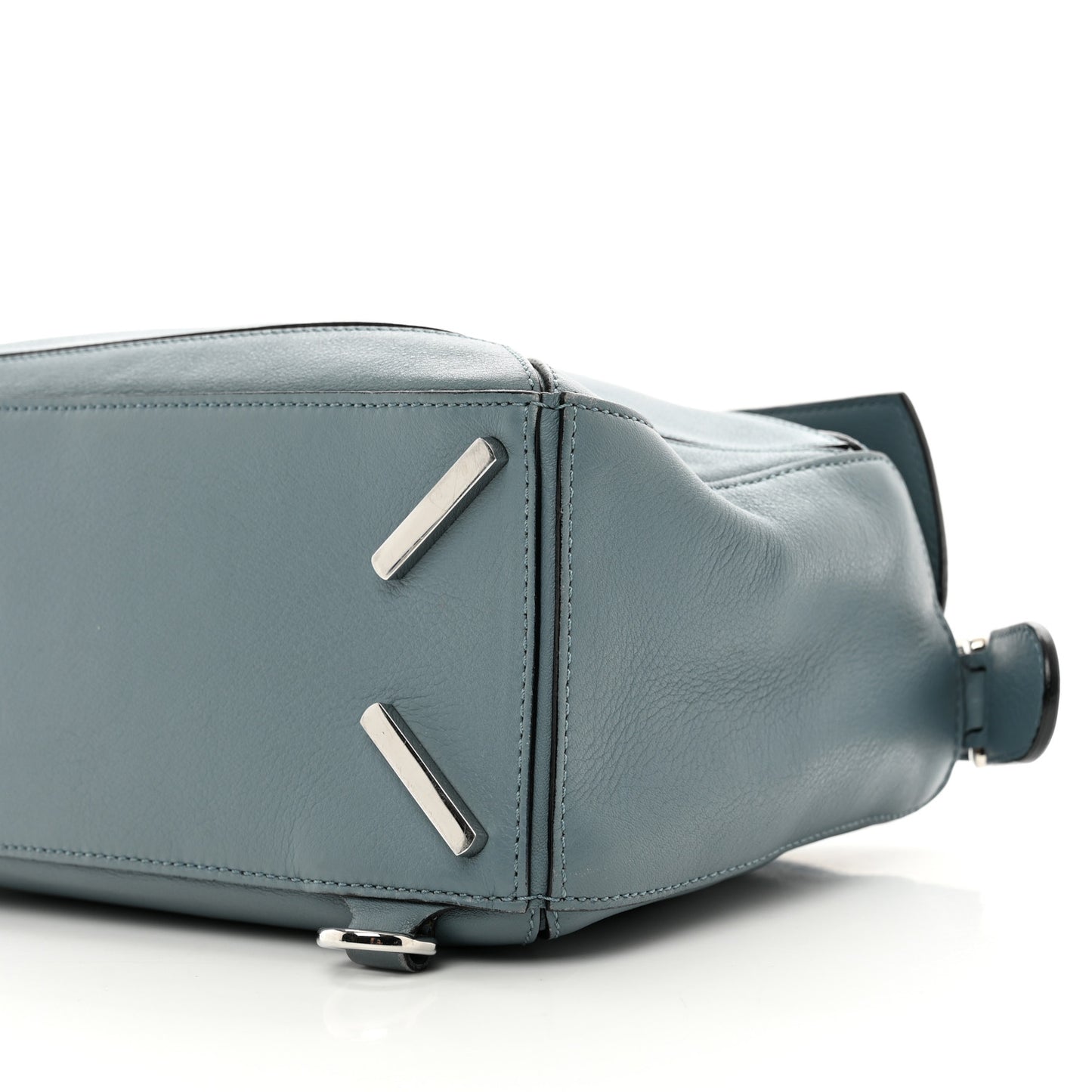 Calfskin Small Puzzle Bag Stone Blue
